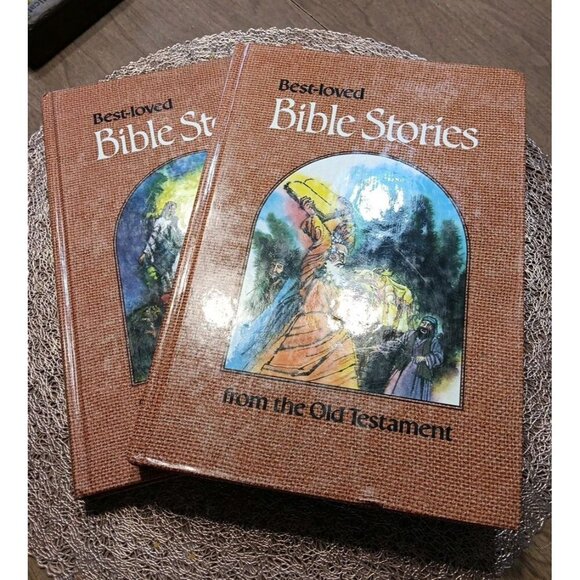 Best Loved Bible Stories From the Old and New Testament Bible Set Of 2- CleanCon - Picture 1 of 5